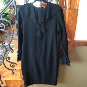 Bill Blass Ruffle Formal Dress